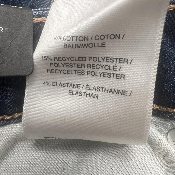 Silver Jeans Co Shorts Womens 22W Blue Sure Thing Long Short High Rise Denim - Picture 7 of 10